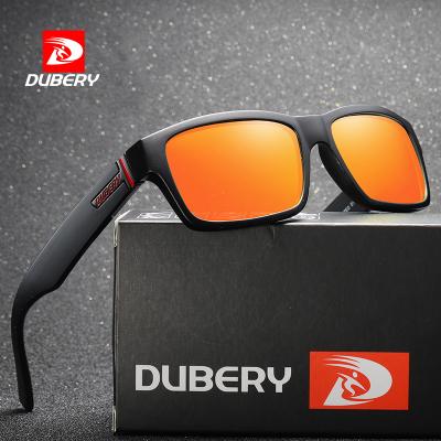 China Rectangular Sports Sunglasses DUBERY Women Men Sunglasses Polarized Driving Sun Glasses Reflect UV Outdoor Surfing Rise Sun Glasses D189 for sale