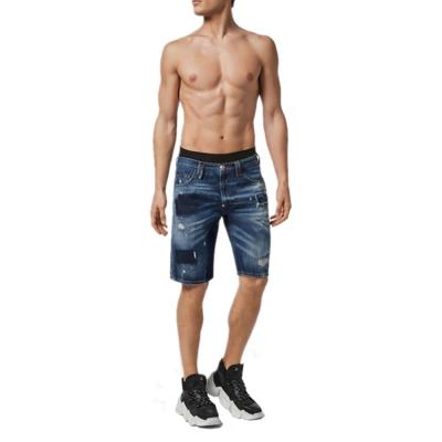 China 2022 Color Fade Proof Factory Direct New Casual Spring Shorts Home Custom Tapered Plus Size Mens Jeans Shorts for sale