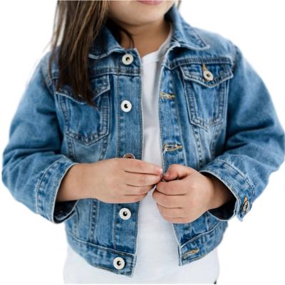 China Wholesale Reversible Reversible Denim Boys Jackets Kids Jean Outerwear Coat Custom Fashion Girls Baby Boy Jackets for sale