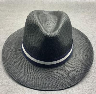 China breathable & Waterproof handmade Korean fashion straw hat men's and women's straw hat generous shade travel along the hat for sale