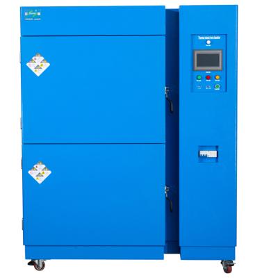 China Environment Friendly Programmable Metal Thermal Shock Test Chamber Two-zone Type for sale