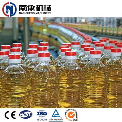 China Linear Type Small Scale Olive Food Production Line Automatic Essential Edible Palm Frying Oil Bottle Filling Machine for sale