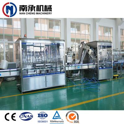 China Zhangjiagang Linear Type Automatic Full Line Edible Cooking Edible Oil Bottle Essential Oil Bottle Beverage Oil Filling Machine Price for sale