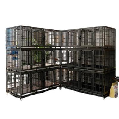 China Direct manufacturers breeding cage pigeon cat breeding cage three-layer display rabbit dog cage for sale