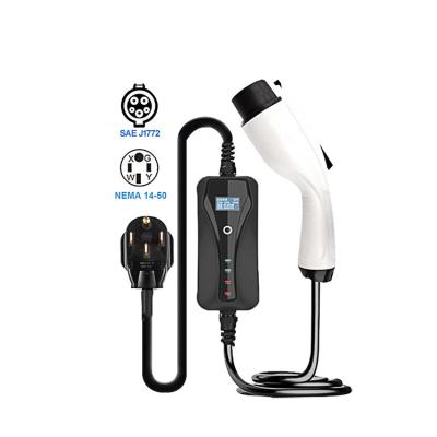 China UNDETERMINED 3.5kw ev portable charger with 16a lcd ev type 1 fast charging station for sale