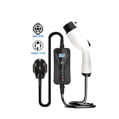 China New China-chic Electric Vehicle Charger Station Portable EV 32A Car 7kw Portable Charger Type 1 with NEMA14-50 for sale