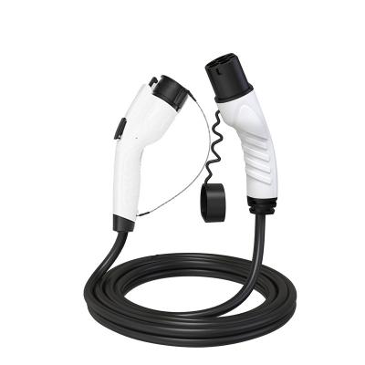 China China-chic New Portable Mode 3 Single Phase 16A Type 1 To Type 2 ev Adapter Charging Cable for sale