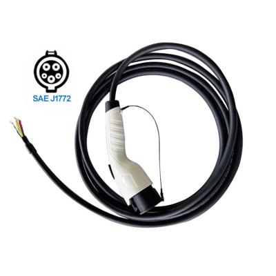 China China-chic New Customized EV Charger Connector 32A Type 1 Phase 220v Cable Charging for sale