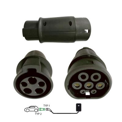 China New China-chic Type 1 to Type 2 EV Adapter 16A 32a SAE J1772 to IEC62196 for sale