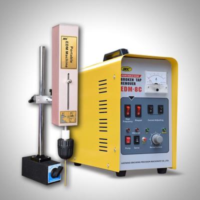 China Machinery Repair Shops 800W Mini Portable Broken Tap Removal Spark Machine Cutting Equipment EDM-8C for sale