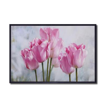 China Modern Abstract Tulip Flower Canvas Paintings And Frames For Sale for sale