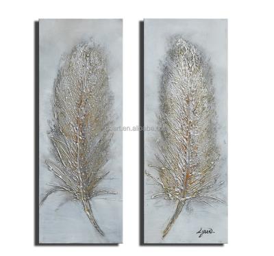 China Modern Handmade Silver Leaf Oil Painting Picture for sale