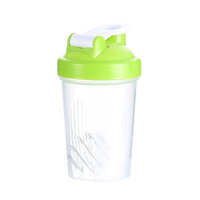 China Stocked Wholesale Custom Logo 400ml Gym Protein Shaker Bottle Shaker Plastic Cup for sale