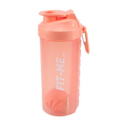 China FREE SAMPLE Viable Custom Logo Gym Protein Shaker Bottle Plastic Shaker Cup With Pill Organizer for sale