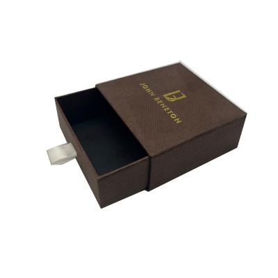 China Wholesale Recyclable Customized Printed Matte Cardboard Paper Packaging Necklace Bracelet Paper Drawer Box for sale