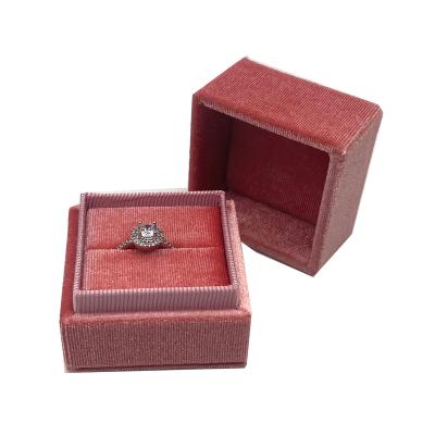 China Free Sample Luxury Paper Recyclable Small Packing Custom Lid And Base Packaqing Box Jewelry Box Velvet for sale