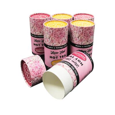 China Customized Recyclable Printed Reusable Chocolate Cookie Candy Coffee Tea Round Sweet Mailing Candle Box for sale