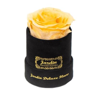 China Recyclable Customized Portable Perfume Flower Favors Wedding Gift Rose Round Bouquet Box Fresh for sale