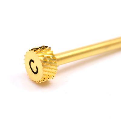 China Two Week Nail Art Beauty Backfill Acrylic Gold C M F Nail Drill Bit 3/32 Tungsten Carbide Nail Bit for sale