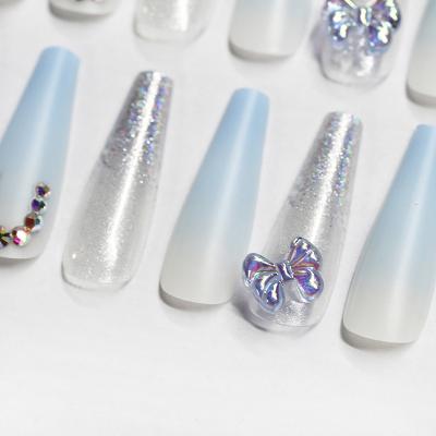 China Eco-friendly Material Artificial Nails Nail Tips Stiletto Coffin Nail False Tips 70 False Nail Tips 500pcs for sale