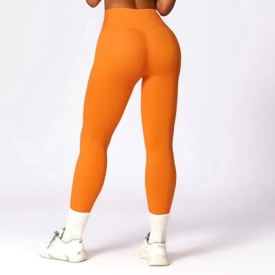 China Breathable Wholesale Custom Logo High Waist Breathable Scrunch Butt Seamless Workout Sport Running Fitness Yoga Leggings for Women for sale