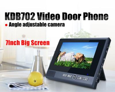 China 7 Inch Motion Detection Monitors 2.4GHz Color Video Digital Wireless Door Phone Intercom With 300 Meters Transmission Distance for sale