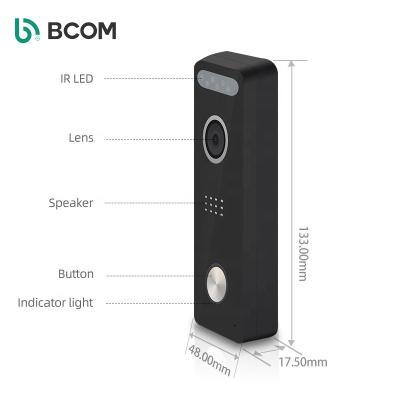 China 2021 Wifi Tuya 1080P Ring Shape Video Smart Doorbell Best Selling Amazon Camera Bell Full HD Visible Night Vision for sale