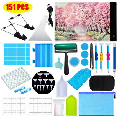 China 28 Box Set Diamond DIY Light Drawing Tool Point Drill Pen Manual Multifunctional Light Panel Combination Kit for sale