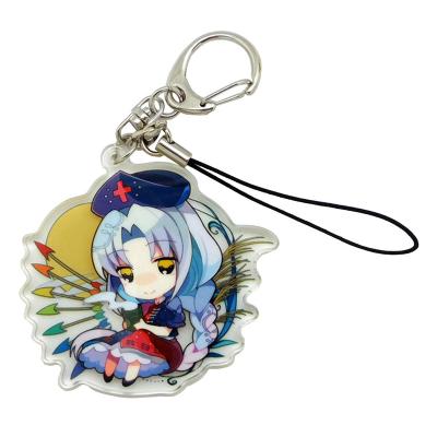 China 2022 Polymethyl Methacrylate New Product Idea Anime Cartoon Acrylic Clear Plastic Manufacturer Custom Key Chain for sale