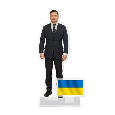 China Europe Factory Wholesale Ukrainian President Acrylic Humanity Display Map Customization for sale