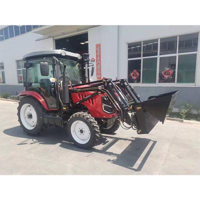 China Farms China Construction Machinery Backhoe Loader Tractor 60HP With Front End Loaders for sale