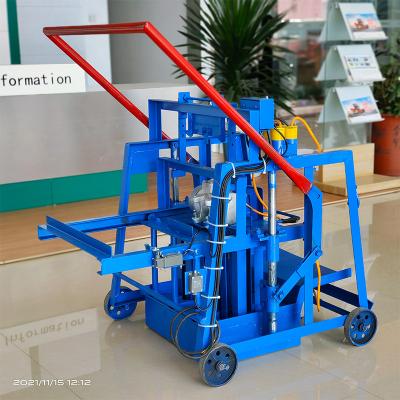 China Building Material Shops Commercial Concrete Brick Making Machine with Lowest Price for sale