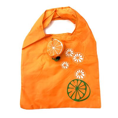 China Polyester Shopping Bag Promotion Customized Eco Friendly Foldable Reusable Logo Print Grocery Polyester Bags Shopping Bag for sale