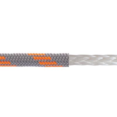 China Good abrasion and thermal resistance sailing rope RACING PR with HMPE core and polyester cover for sale