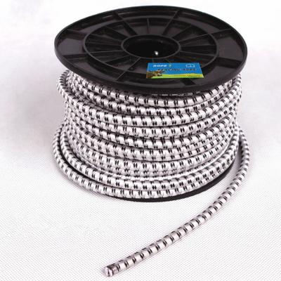 China High Elasticity Bungee Cord 7mm Elastic Braid Rope Easily Assembled Electrical Conductor 3x0.3mm SS Fence For Farm Horse for sale