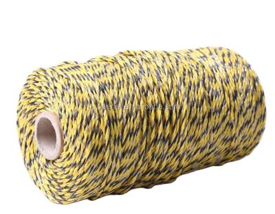 China Easily Assembled HDPE UV-Resistance Electrical Barrier Yarn 2mm polywire polyrope tape for agriculture for sale