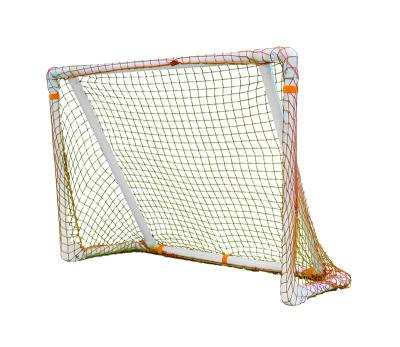 China The sliding net with the bungee can simply slide over the goal frame. PVC soccer goal for soccer training and outdoor use for sale