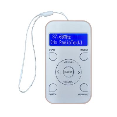 China Jenmart P210 Hot Selling POCKET DAB PERSONAL RECHARGEABLE RADIO Small Phone Plug Mini DAB+ FM (Earphone Jack) for sale