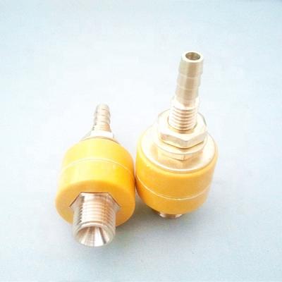 China Brass And Bakelite Yellow Color Anode And Cathode Solder S17*75 Cable Connector for sale