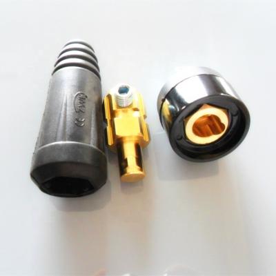 China Black Power CE , CCC Certificate Euro Welding Cable Connector DKJ35-50 for sale