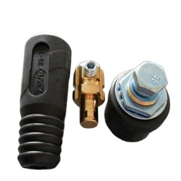 China Cable To Welding Machine Panel Trafimet Type Male And Female Welding Cable Connector DKJ35-70 for sale