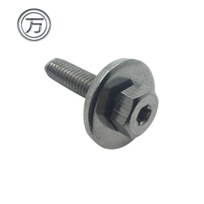 China HEX Brass Alloy Carbon Steel Chrome Hex Head Screw Bolt for sale