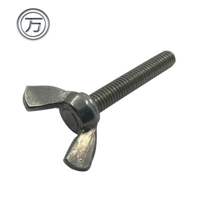 China Wing OEM Manufacturer Stainless Steel Butterfly Wing Screws for sale