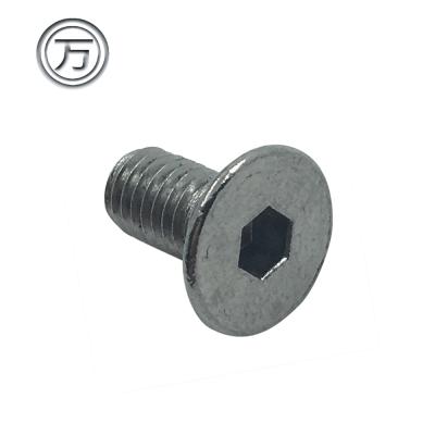 China ISO Flat Short Hexagon Socket Flat Head Machine Screw for sale