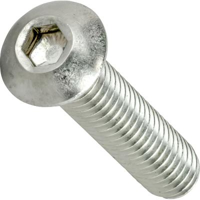 China Half Pan SUS304 DIN 7380 Round Head 12.9 10.9 Socket Hexagon Bolt Stainless Steel Screw Zinc Nickel for sale