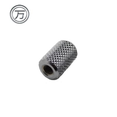 China Heavy Industry OEM Chrome Plating Low Carbon Steel Knurled Nut for sale