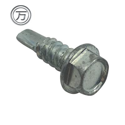 China HEX m10 m12 head hex flange gasket self drilling screw for sale