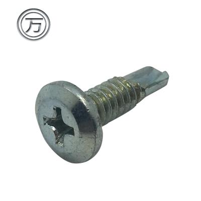 China Grade 8 Round Head Self Drilling Flat Roof Drywall Screw for sale