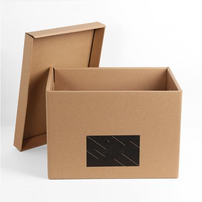 China Recyclable Wholesale Custom Printed Corrugated Cardboard Box Mailer Paper Shipping Boxes With Lid for sale