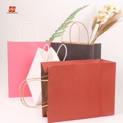 China Recycled Materials Multifunctional Flower Cheap Paper Thank You Bag for sale